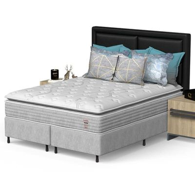Conjunto Box Queen Espuma Prodormir Falcon