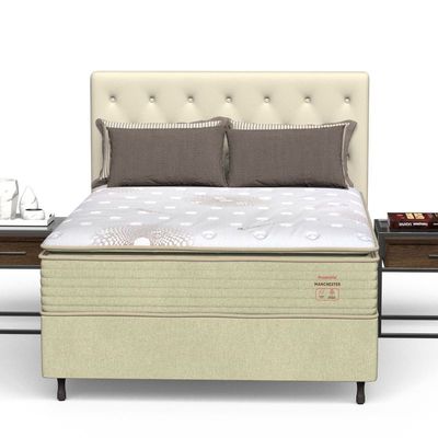 Conjunto Box Viúva Mola Prodormir Manchester