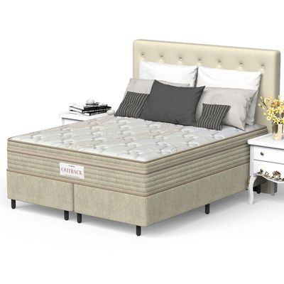 Conjunto Box King Mola Ensacada Prodormir Outback New Bege