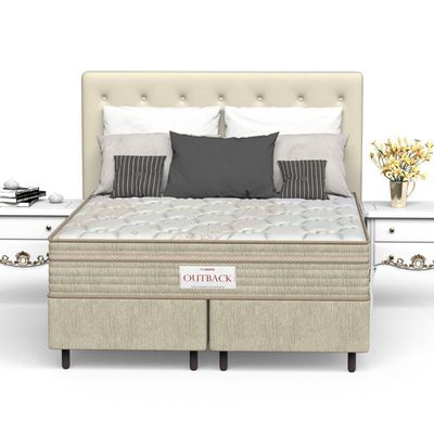 Conjunto Box King Mola Ensacada Prodormir Outback New Bege