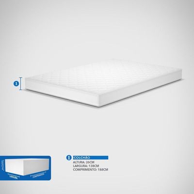 Colchão Casal Espuma D33 Prodormir Active Techintense