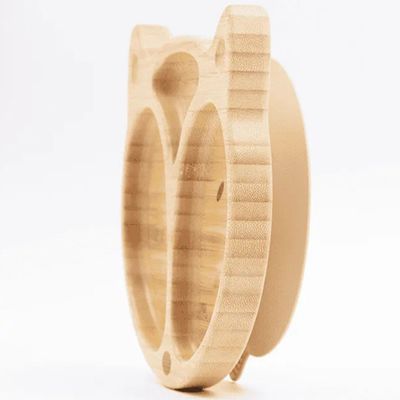 PRATO DE BAMBU COM VENTOSA DE SILICONE RAPOSA - PETIT PIÁ