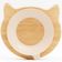 PRATO DE BAMBU COM VENTOSA DE SILICONE RAPOSA - PETIT PIÁ