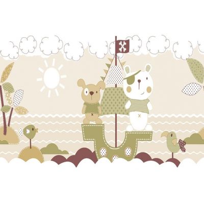 Faixa de Parede Favola 3297 Italy - Tam 5m x 26cm (C x A)