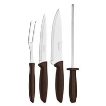 Conjunto para Churrasco Tramontina Plenus em Inox e Polipropileno – 4 Peças