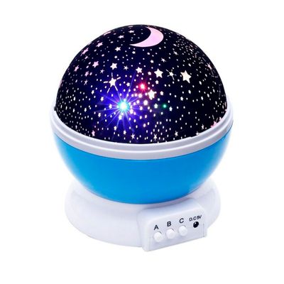 Luminária Decorativa Projetor de Estrelas 360º  Ambientes e Eventos | Galaxy Star Master Cor:Azul