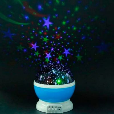 Luminária Decorativa Projetor de Estrelas 360º  Ambientes e Eventos | Galaxy Star Master Cor:Azul