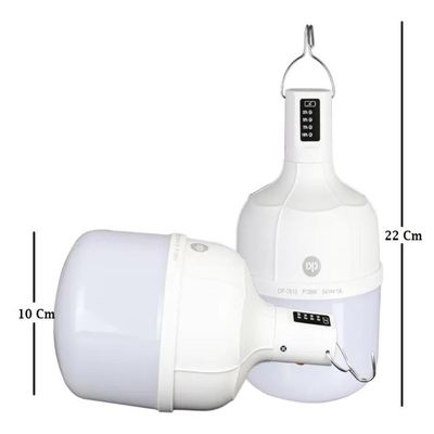 Lâmpada De Led Bulbo Recarregavel Portatil Camping Pesca 38w