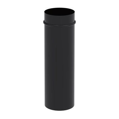 Cano Esmaltado para Chamine Venax Preto 50cm 150mm