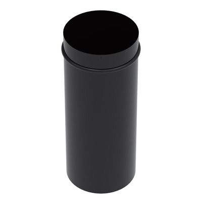 Cano Esmaltado para Chamine Venax Preto 50cm 200mm