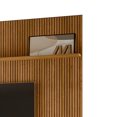 Painel Suspenso Tv 75 Polegadas 245x238 Cm Guapore Madetec Cumaru