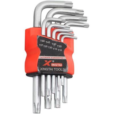 Combo Jogo De 18 Chaves Allen Torx 1,5 A 10mm
