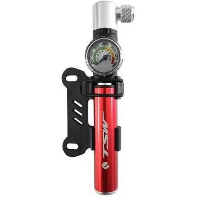 Mini Bomba De Ar Tsw Com Manômetro Mini Bomba De Ar Tsw Com Manômetro Vermelha
