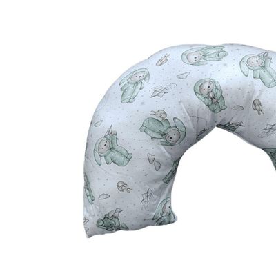 Almofada De Amamentação Em Malha Com Zíper Yan 45cm X 85cm Tecebem Yan