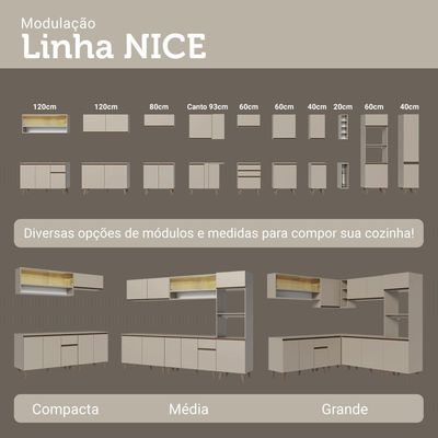 Adega 20 Cm 4 Nichos Nice Madesa Crema