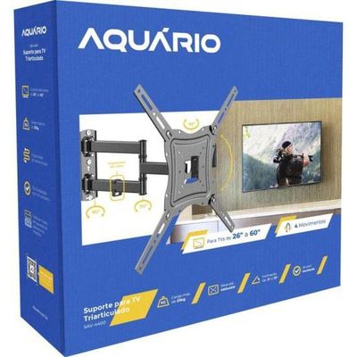 Suporte Triarticulado Para Tv Universal 26-60" Sav-4400 Aquário