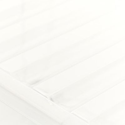 Kit 2 Organizadores Life Box 40 Lt - Trânslúcida Branca