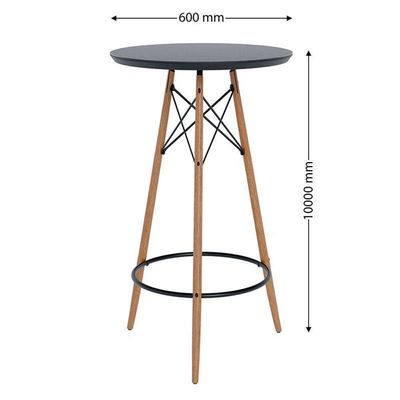 Mesa Bistrô Gourmet Preto - Imcal