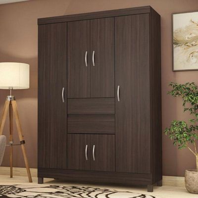 Guarda Roupa Casal Ecom 2 Café - Demóbile