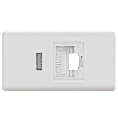 Tomada De Rede Rj45 Tramontina - Módulo De Conexão Ethernet 12707