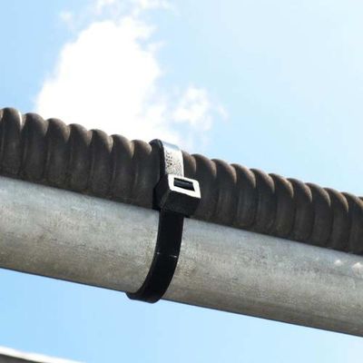 Abraçadeira Cinta 4,8 X 180mm Preta Uv - Kit Com 100 Unidades - Resistente Ao Sol E Intempéries