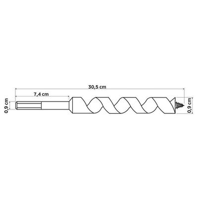 Broca Para Motosserra 3/8 X 305 Mm Tramontina Master Tramontina
