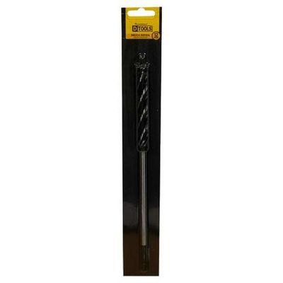 Broca Rápida 12 X 250mm Para Madeira - Aço Carbono - Dtools