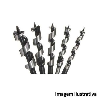 Broca Espiral Para Mourão 1/4 X 300mm - Aço Temperado - Corte Rápido - Dtools