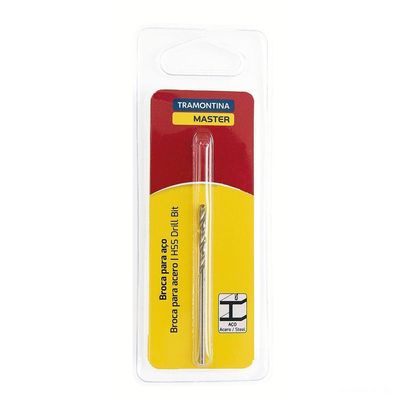 Broca Aço 7/64 Tramontina Aço Rápido Hss Corpo Polido Envernizado Tramontina
