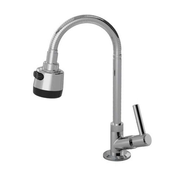 Torneira Mesa Gourmet 3069 C29 Cromada Real Metais