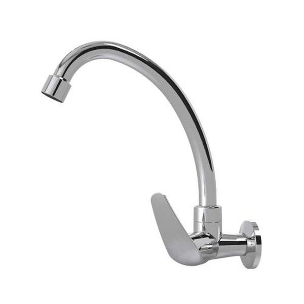 Torneira Parede Bica Móvel 1167 Cromada Monocomando Abs 1/4 De Volta Dn15 - Injet Plast