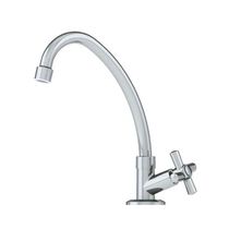 Torneira Mesa Bica Móvel Alta 1168 C31 Cromada - Acabamento Abs - 1/4 Volta
