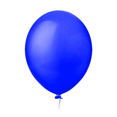 Balão De Látex Azul Liso - 5 Polegadas - 50 Unidades