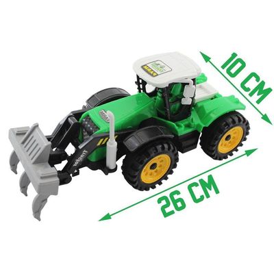 Kit 3 Tratores Escavadeira Caçamba Madeireira Lenhador