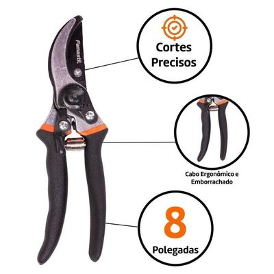 Tesoura Para Poda Profissional 8 Poegadas Famastil