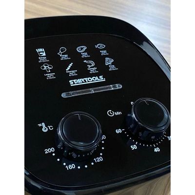 Fritadeira Elétrica Air Fryer 3,4 Litros 110V Preto