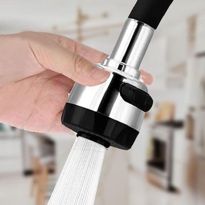 Torneira De Cozinha Flexível Parede Gourmet Preta