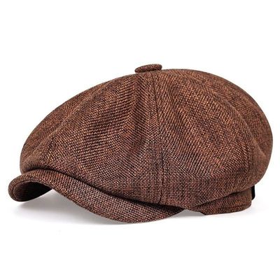 Cap Boina Espinha De Peixe Shelby Inglesa Serie Peaky Blinders Netflix Cor:marrom