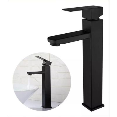 Torneira Preta Banheiro Monocomando Lavabo Bica Alta Vbt