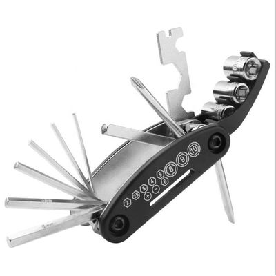 Kit Ferramentas Bike Bicicleta Remendo Pneu Bomba De Ar Bolsa Quadro