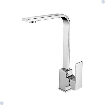 Torneira Gourmet Slim Quadrada Misturador Monocomando Cromada