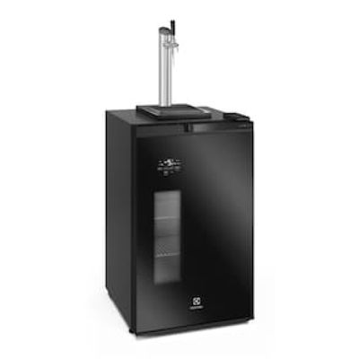 Cervejeira Home Bar Electrolux EB10C Frost Free 100L com Torre de Chopp Porta de Vidro Preta Preto / 220