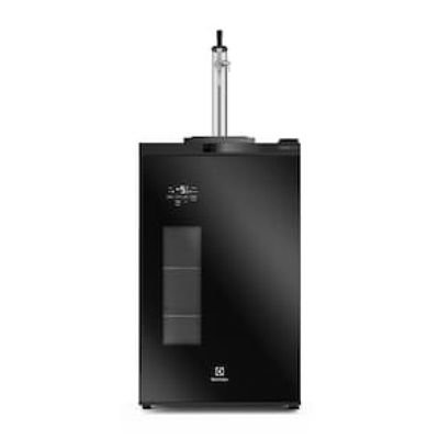 Cervejeira Home Bar Electrolux EB10C Frost Free 100L com Torre de Chopp Porta de Vidro Preta Preto / 220