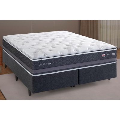 Colchão Casal Molas Maxspring C1783 Pillow Top (138x188x33) - Herval