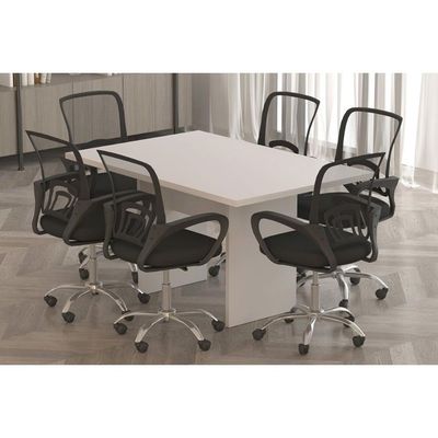 Mesa Diretor Escritório Diretor Reunião ME4191 Preto - Tecno Mobili