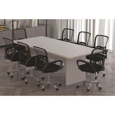 Mesa de Diretor Reunião Diretor Reunião ME4190 Preto - Tecno Mobili