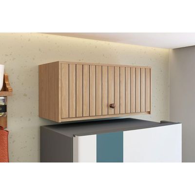 Armário Aéreo Cozinha Modulado Torino c/ 1 porta 70cm Mel - Movelbento