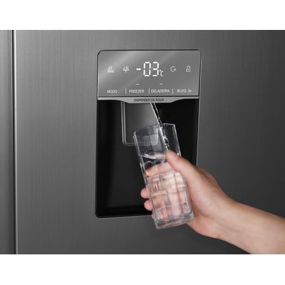 Geladeira 434L Philco Smart Cooling Side by Side PRF535ID 127V