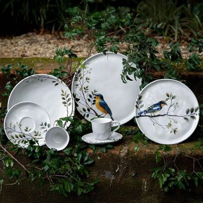 Conjunto De Pratos De Sobremesa 06 Peças Bio Birdy Porto Brasil
