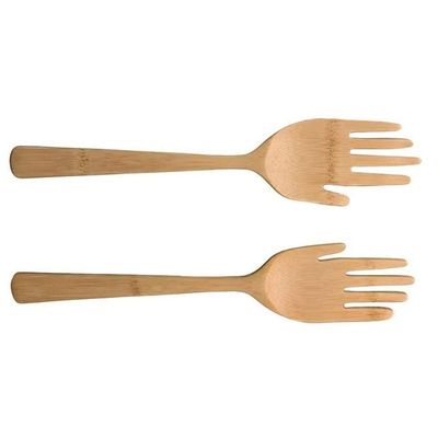 Pegador De Saladas Mãozinhas De Bambu - Oikos